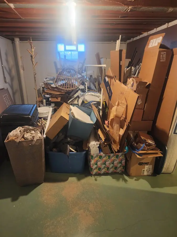 Roll-off dumpster container at job site for Yard Waste Dumpster Rental in Castaic